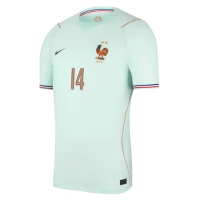Camiseta Francia Adrien Rabiot #14 Segunda Equipación Replica Mundial 2026 mangas cortas